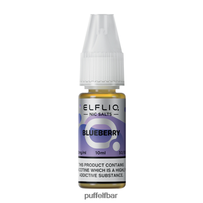 sels de nicotine elfbar elfliq myrtille - 10 ml-10 mg/ml N48RVT215 - puff ELF BAR 10000