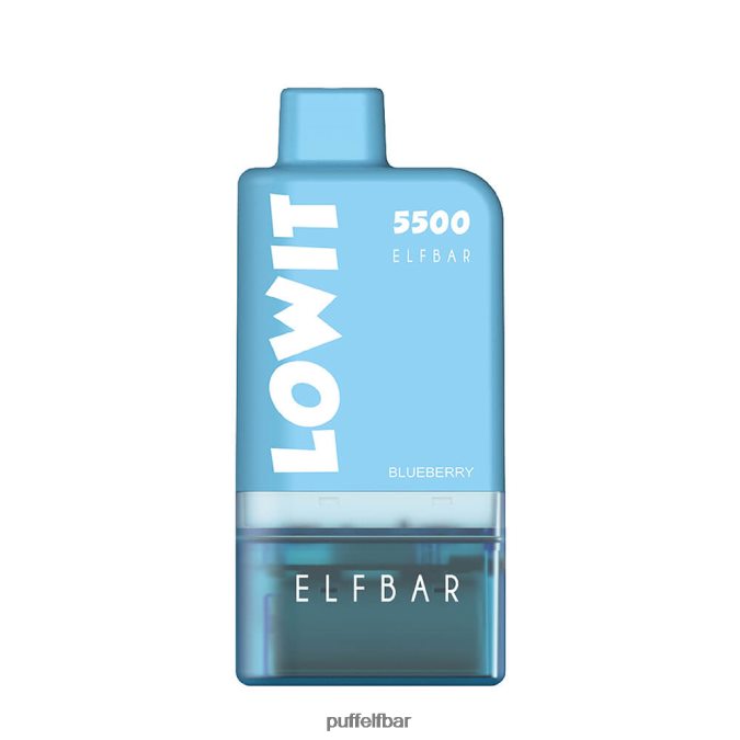 ELFBAR kit de dosettes préremplies lowit 5500 2%nic N48RVT426 - puff ELF BAR 600 blueberry kiwi fruit de la passion goyave