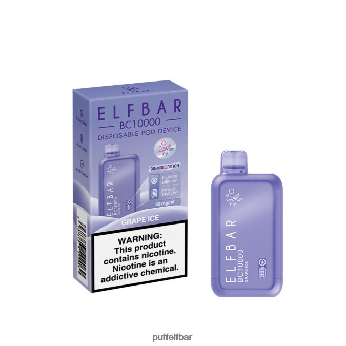 ELFBAR meilleure saveur vape jetable bc10000 meilleure vente N48RVT316 - puff ELF BAR 600 blueberry glace aux raisins