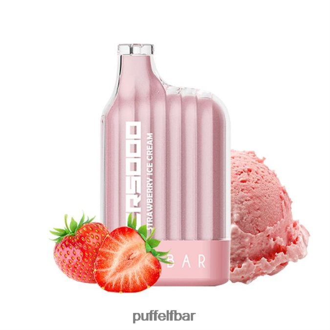 ELFBAR meilleure saveur vape jetable cr5000 grande vente N48RVT320 - puff ELF BAR rechargeable glace à la fraise